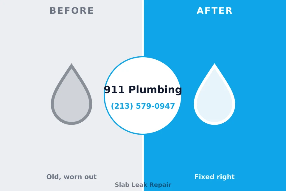 Before and after: plumbing repair Fayetteville, PA
